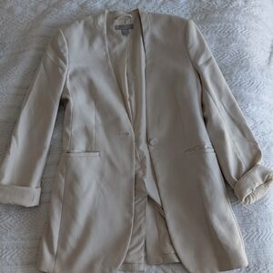 H&M Cream Women's Suit Jacket